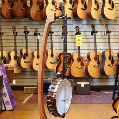 OME USA Juniper 12" Curly Maple Open Back Banjo w/Hard Case image 5