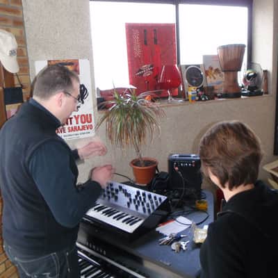 Synton Syrinx 1983 - Titanium w/ MIDI Retrofit image 4
