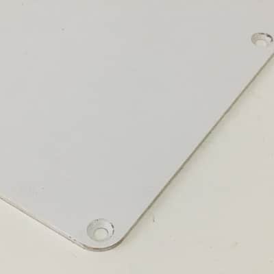 Fender American Vintage Reissue White Relic 1-Ply Strat Tremolo Cover Guitar Back Plate USA Stratocaster image 3