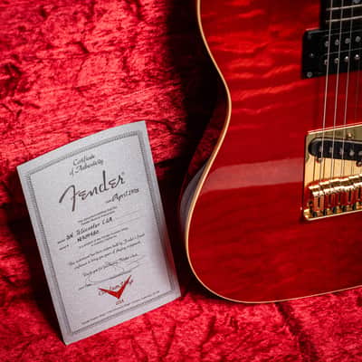 Fender Custom Shop Country Artist Telecaster 1995 - Red Flame Top image 8
