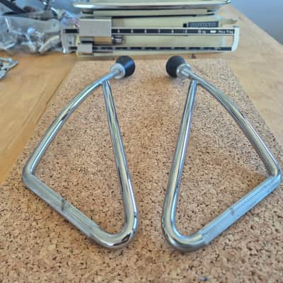 Sonor Phonic Bassdrum Spurs ~1980 - Chrome image 4