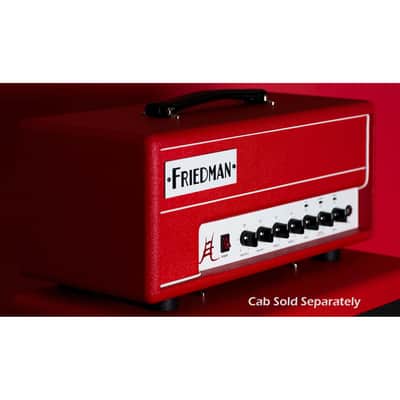 Friedman JEL-20 Jake E Lee Signature 20 Watt Tube Guitar Amplifier Head - Red image 8