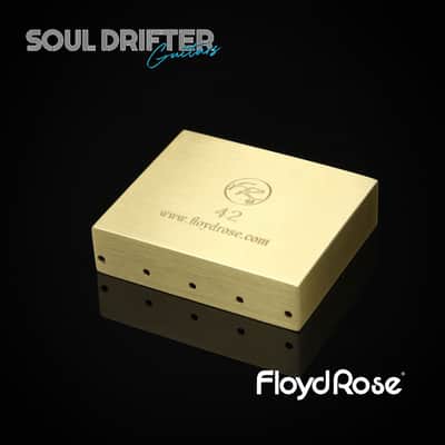 Floyd Rose Original Fat Brass Tremolo Block - 42 mm-Without Screws image 3