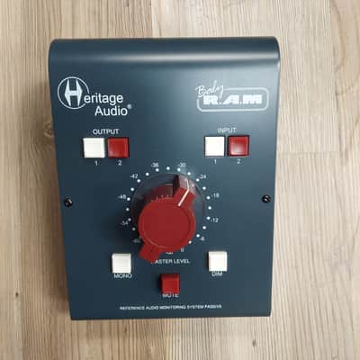 Heritage Audio Baby RAM Passive Desktop Monitor Controller 2020 - 2021 - RAF Blue Grey image 2