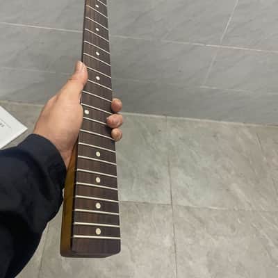 Roasted Flame Maple Guitar Neck with Rosewood Fingerboard,-21 Frets TL image 1