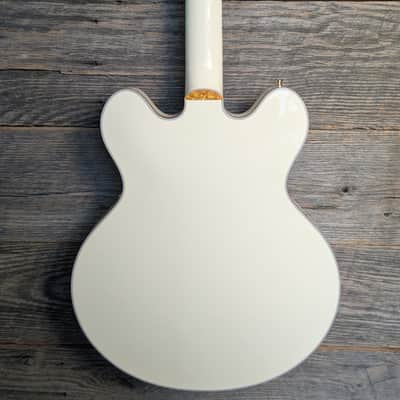 Gretsch Falcon Center Block LTD Double-Cut w/ String-Thru Bigsby - Vintage White image 2