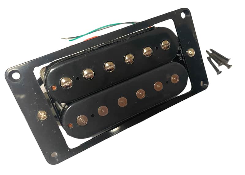 PU-HBA115-BN Artec '59 Style Black Alnico V Humbucker Neck Pickup 50 mm image 1