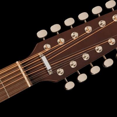 Fender Villager 12-String Acoustic-Electric Guitar Aged Natural with Gig Bag image 7