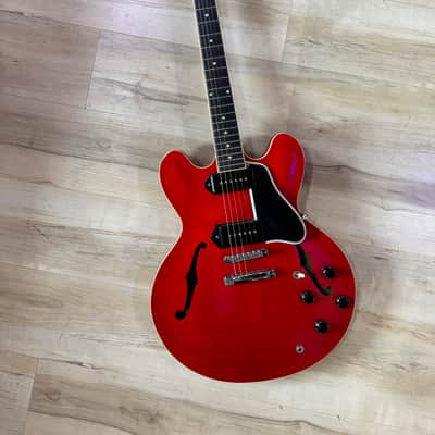 Gibson ES-335 Traditional Pro P-90 2011 - Cherry image 2