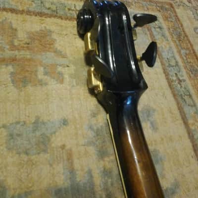 Teisco, Apollo, Hofner Violin Franken-Beatle Bass with Scroll Headstock image 7