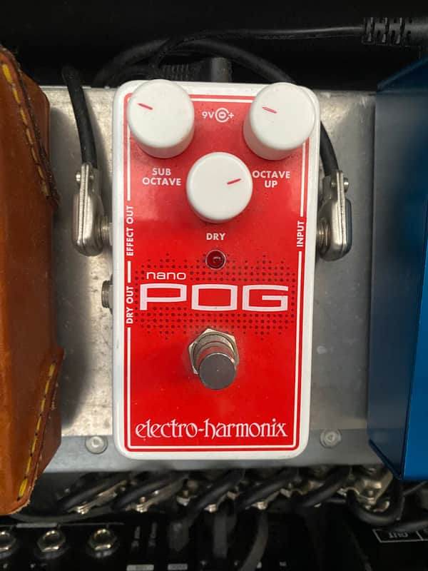Electro-Harmonix Nano POG Polyphonic Octave Generator 2015 - Present - Red / White image 1