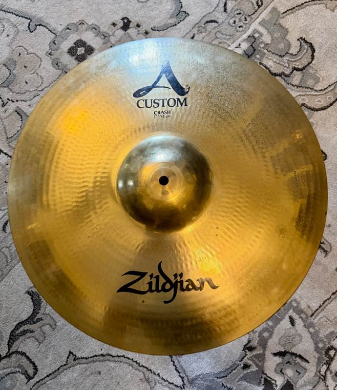 Zildjian 18" A Custom Crash Cymbal 1991 - Present - Brilliant image 1