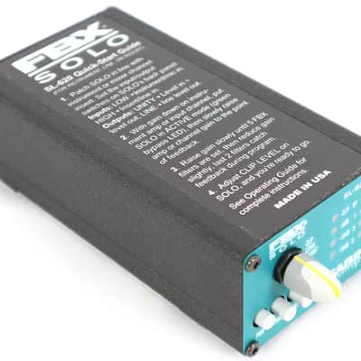 Sabine FBX Solo SL-620 1/4" Connector Feedback Exterminator w/ Box and Adapter image 4