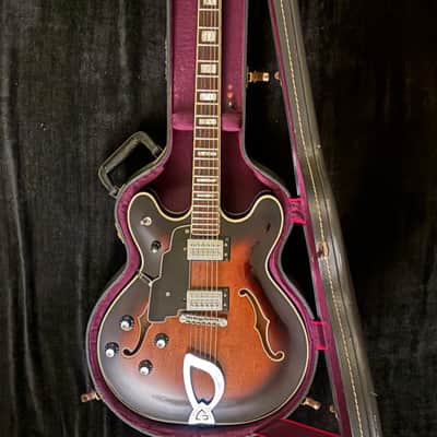 c. 1980 Guild Starfire SF-4 Semi-Hollow body guitar - Tobacco Burst L/H image 1