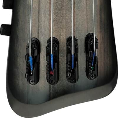 Ibanez Bass Workshop UB804 4-string Electric Upright Bass - Black Ice Burst Low Gloss image 1