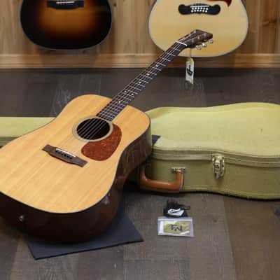 1956 Martin D-18 Natural Dreadnought Acoustic Guitar Natural + HSC image 1