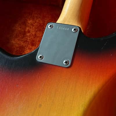 1965 Fender Jaguar L Series Sunburst All Original with Case image 5