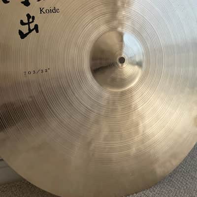 RARE Koide 703 Jazz Ride Cymbal 22" - (2296gr) image 2