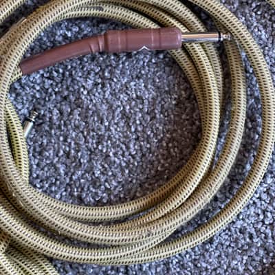 Fender Custom Shop Performance Series Cable, 10', Tweed, Angled 2016 - Tweed image 4