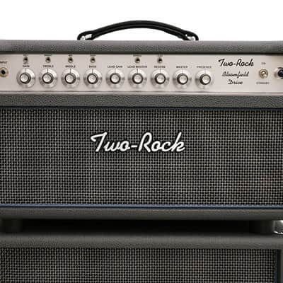 Two-Rock Bloomfield Drive 100/50 Watt Head with Silver Knob Black image 4