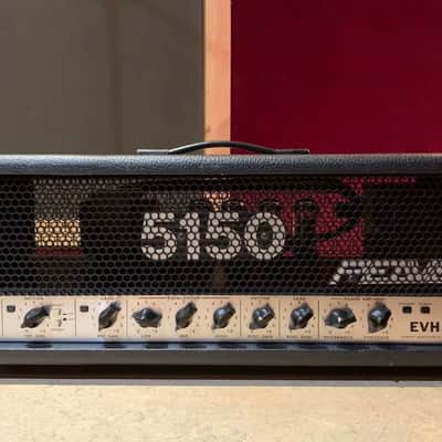 Peavey 5150 "Block Letter" 2-Channel 120-Watt Guitar Amp Head 1992 - 1993 - Black image 1