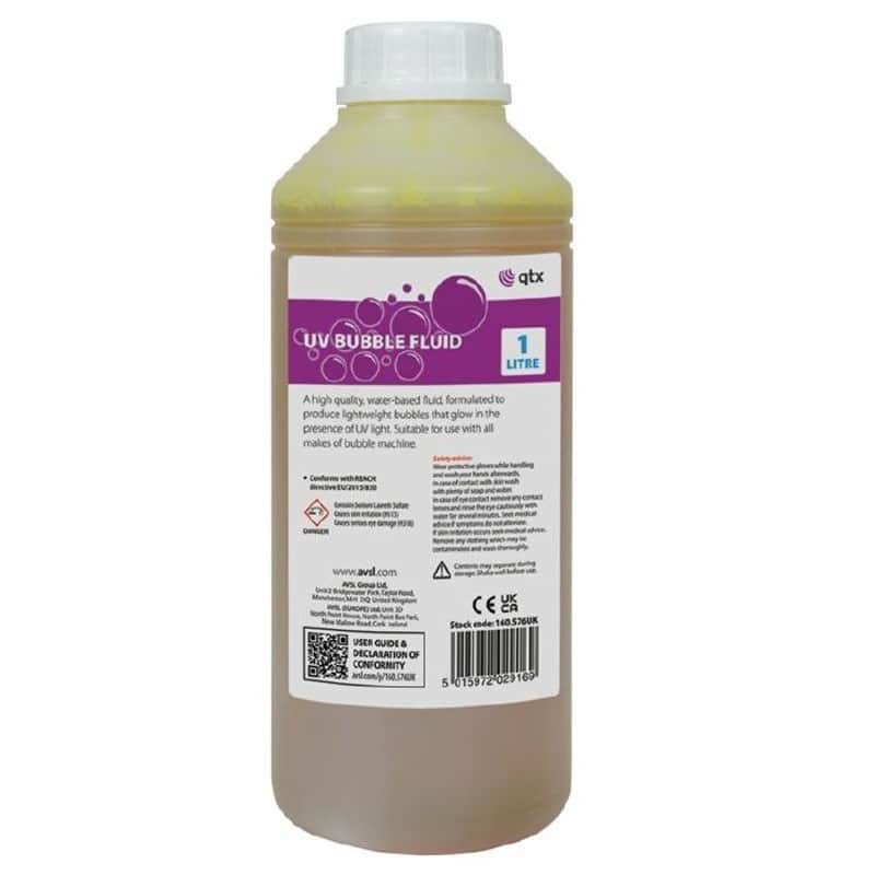 QTX UV Bubble Fluid (1L) image 1