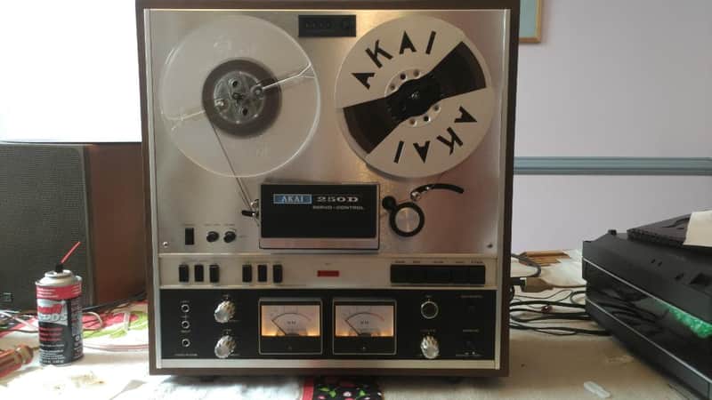 Akai 250D reel to reel deck in excellent condition serviced - 1970's