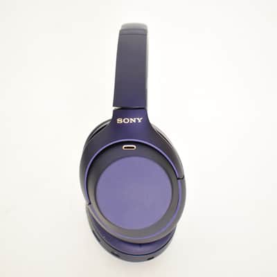 Sony WH-1000XM4 Wireless Active Noise Canceling Over-Ear Headphones - Blue image 3