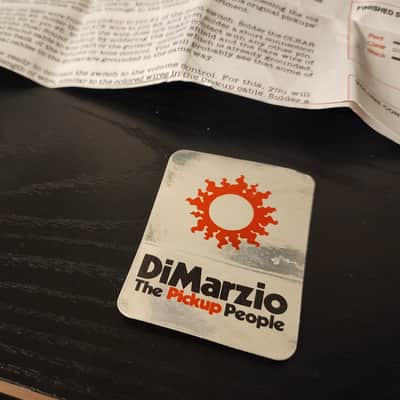 DiMarzio Dual Humbucker Paperwork w/ Vintage Sticker / Free Shipping! image 2