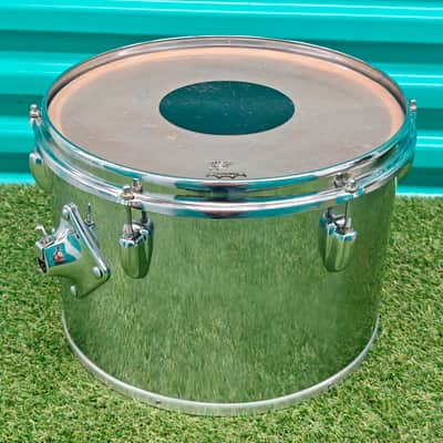 ⚡Vintage Slingerland 13"X9" Concert Tom Drum Chrome Over Wood ReRings⚡ image 4