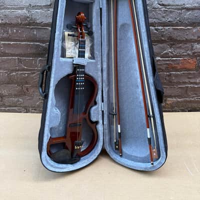 Vangoa 4/4 Full Size Silent Electric Violin Outfit – Used – Good Condition – Includes Case, 2 Bows & Accessories image 20