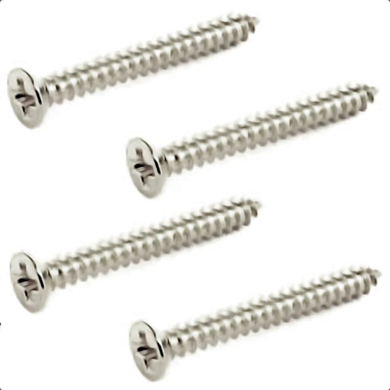 Humbucker Ring Mounting Screws/Long-Nickel image 1