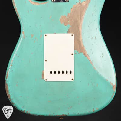 Fender Custom Shop Masterbuilt 1969 Stratocaster Relic - Sea Foam Green image 4