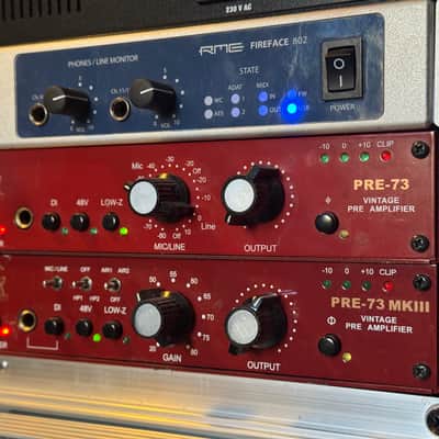2x Golden Age Project Pre-73 MKI with rack mount image 2