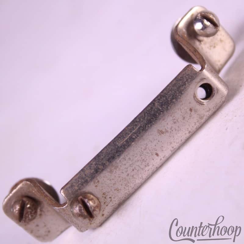 *Ludwig WFL Snare Drum Butt Plate Nickel Vintage Chicago 30s-40s Hardware Parts* image 1