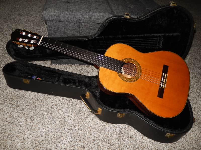 RARITY - MADE BY EICHI KODAIRA  - ECOLE E500 1977 - RAMIREZ STYLE CLASSICAL CONCERT GUITAR - CEDAR/BRAZILIAN ROSEWOOD image 1