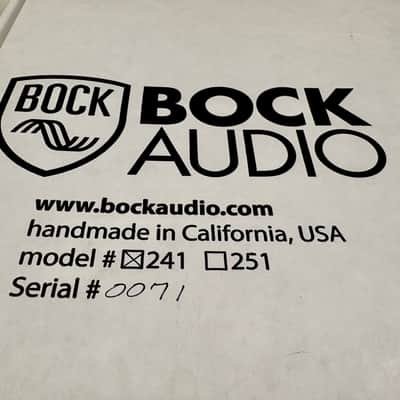 Bock Audio 241 Tube Condenser Microphone – Serial #0071 – Mint Condition image 10