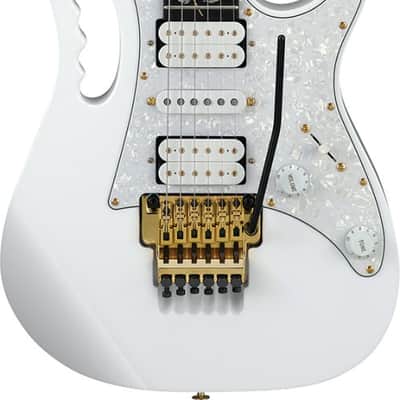 IBANEZ JEM7VP WH JEM Premium STEVE VAI 6 STRING WITH GIG BAG WHITE - Open Box image 3