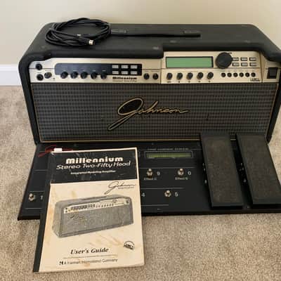 1999 Johnson Millennium JM250 Guitar Head w/j12 footswitch image 1