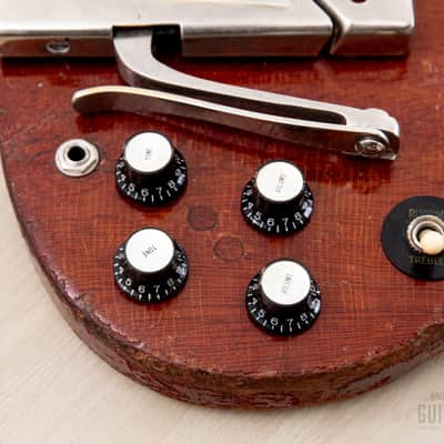 1962 Gibson Les Paul SG Standard Employee Guitar Cherry w/ Pat # Pickups, Sideways Vibrola, Case image 10