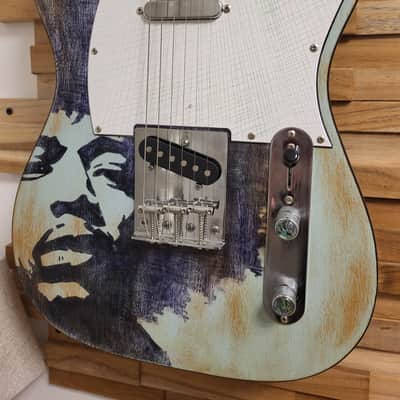 E-Gitarre Guitar Jimi Hendrix  Telecaster Steel 2024 image 5