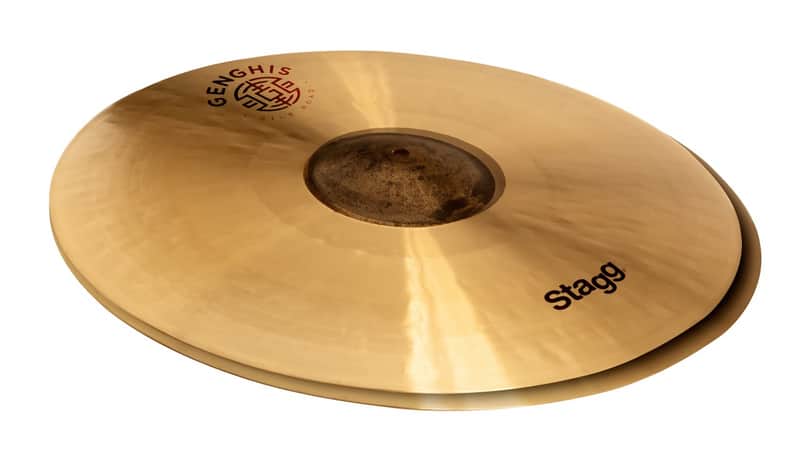 Stagg 14" Genghis Exo Medium Hi-hat Cymbals GENG-HM14E image 1