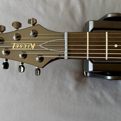 Kiesel Ultra V7 7-String Special Edition #001 McLaren Yellow – Factory Documented - Modern Flying V style image 9