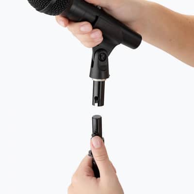 On-Stage QK-2B Black Quik-Release Mic Adapter Quick Release Microphone OnStage image 12