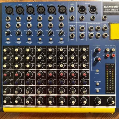 Samson MDR1064 10-Channel Analog Mixer 2010s - Blue/Black (K8) image 1