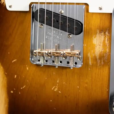 Fender Custom Shop Limited Edition 1950 Double Esquire Electric Guitar - Wide Fade 2-Color Sunburst with Hardshell Case - Used image 14