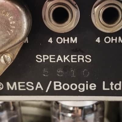 vintage 1980 Mesa Boogie Mark IIB with EQ & Reverb, Very Good Condition image 3