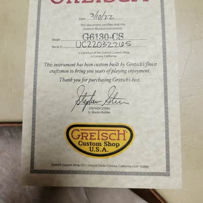 Gretsch Round Up Bass, One of only 2 ever made Custom Shop  RARE! OHC  Geddy Lee 6120 rancher image 13