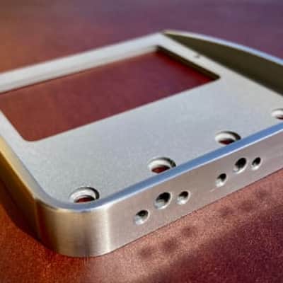Van Dyke-Harms Telecaster Humbucker Hybrid Bridge-Stainless Steel, Toploader, String Through 2023 - Stainless Steel image 3
