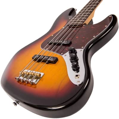 Vintage VJ74 ReIssued Bass - Sunset Sunburst (VJ74SSB) image 3